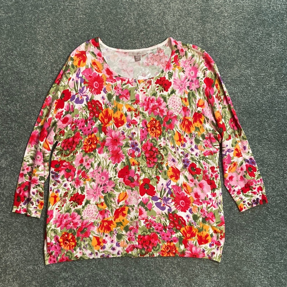 Women’s Floral Cardigan